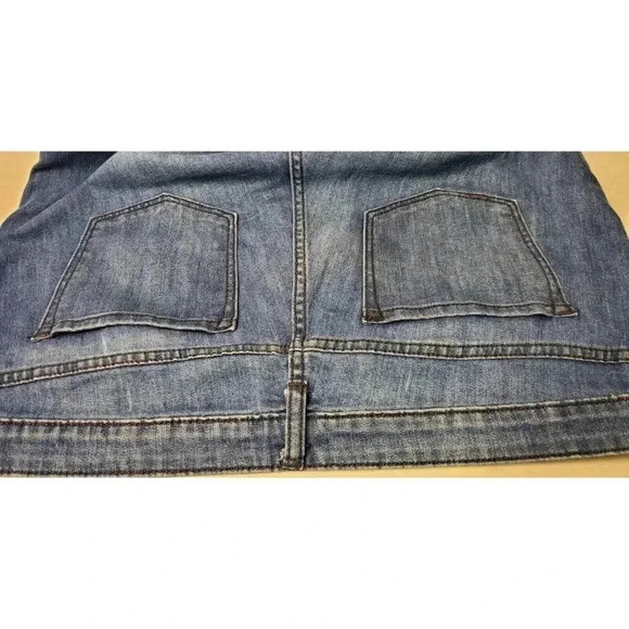 GAP BLUE DENIM DENIM LEGGINGS PLUS SIZE 18, INSEAM 30.5" - Picture 6 of 7